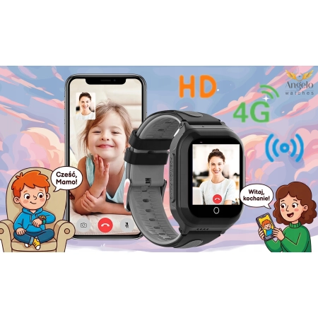 SMARTWATCH DLA DZIECI ZEGAREK PL GPS ROZMOWY NAUKA GRY APARAT WIDEO PREZENT