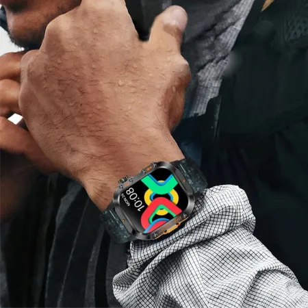 Smartwatch Męski Angelo HT36 sportowy Wodoodporny Rozmowy Menu PL