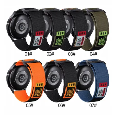 PASEK NYLONOWY WE WZORY (22mm) DO GARMIN FENIX 5 6 7 8 E PRO SOLAR INSTINCT EPIX QUCIKFIT