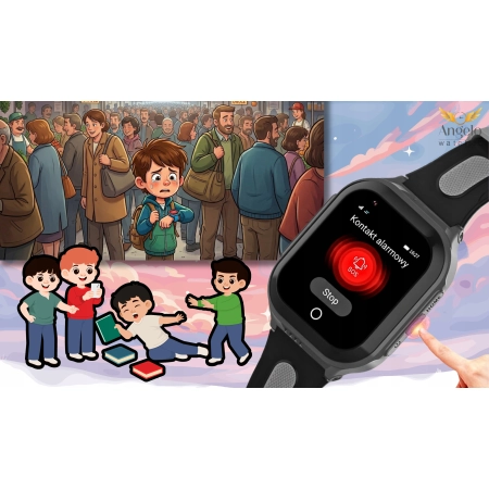 SMARTWATCH DLA DZIECI ZEGAREK PL GPS ROZMOWY NAUKA GRY APARAT WIDEO PREZENT