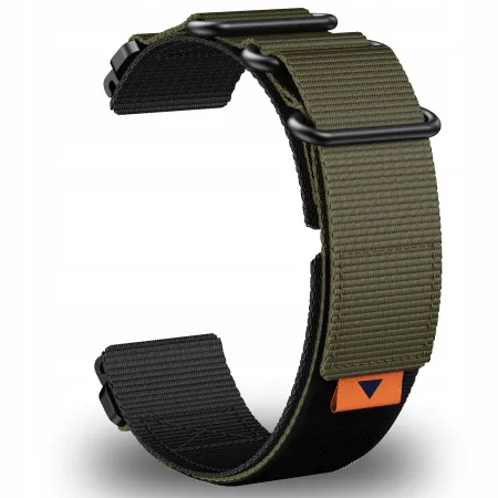 PASEK NYLONOWY KHAKI (26mm) DO GARMIN FENIX 3 5X 6X PRO 7X PRO 8 51mm SAPPHIRE AMOLED