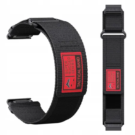 PASEK NYLONOWY GRANATOWY (26mm) DO GARMIN FENIX 3 5X 6X PRO 7X PRO 8 51mm SAPPHIRE AMOLED