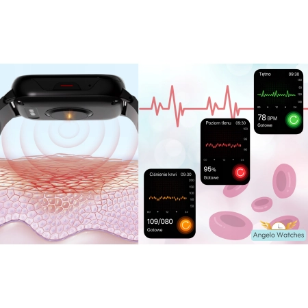 Smartwatch Dla Seniora Zegarek 4G Funkcja SOS Rozmowy GPS Lokalizator IPX6