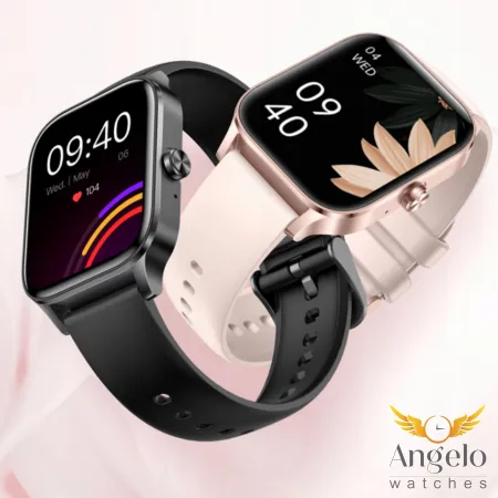 Smartwatch Zegarek Damski Angelo I126 czarny Rozmowy Powiadomienia Menu PL Dla Kobiety