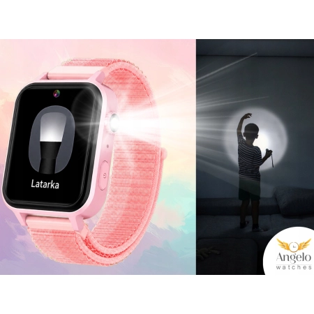 Smartwatch Dla Dziecka Angelo A8S czarny Karta SIM Rozmowy Aparat Gry Wideo