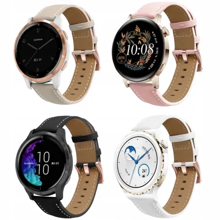 PASEK SKÓRZANY DO ZEGARKA HUAWEI WATCH GT 4 GT 5 41MM CLASSIC ELITE 18MM