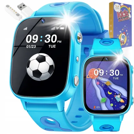Smartwatch Dla Dziecka Dziecięcy Zegarek Angelo M003 Gry Nauka Aparat Bajki Menu PL