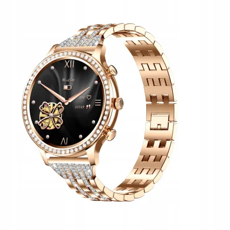 UNIWERSALNA BRANSOLETA DO SMARTWATCHA CYRKONIE 18 mm TELESKOPY + IMADEŁKO