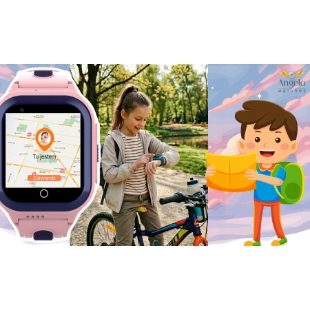 SMARTWATCH DLA DZIECI ZEGAREK PL GPS ROZMOWY NAUKA GRY APARAT WIDEO PREZENT
