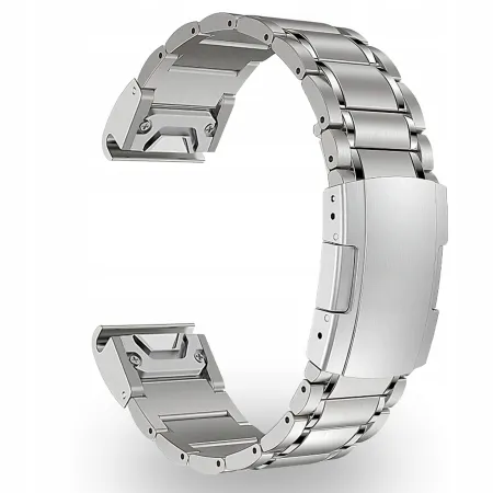 TYTANOWA BRANSOLETA CZARNA (26mm) DO GARMIN FENIX 5X 6X PRO 7X PRO 8 51mm SOLAR QUICKFIT