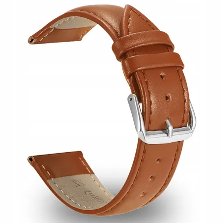 UNIWERSALNY SKÓRZANY PASEK DO ZEGARKA SMARTWATCHA 20MM TELESKOPY|PREMIUM