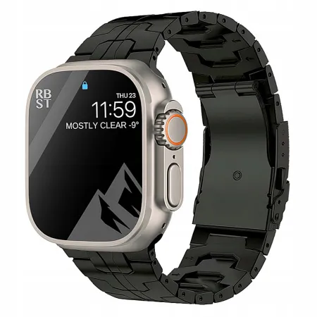 TYTANOWA BRANSOLETA do APPLE WATCH 4 5 6 7 8 9 SE ULTRA 42mm 44mm 45mm 49mm