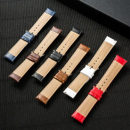 UNIWERSALNY SKÓRZANY PASEK DO ZEGARKA SMARTWATCHA 18MM TELESKOPY|PREMIUM