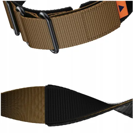 PASEK NYLONOWY ZIELONO-CZARNY (22mm) DO GARMIN FENIX 5 6 7 8 E PRO SOLAR INSTINCT EPIX QUCIKFIT