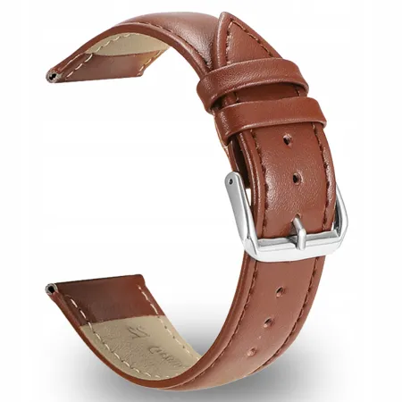 UNIWERSALNY SKÓRZANY PASEK DO ZEGARKA SMARTWATCHA 20MM TELESKOPY|PREMIUM