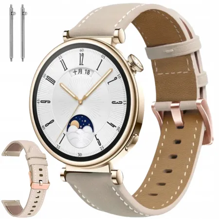 PASEK SKÓRZANY DO ZEGARKA HUAWEI WATCH GT 4 GT 5 41MM CLASSIC ELITE 18MM