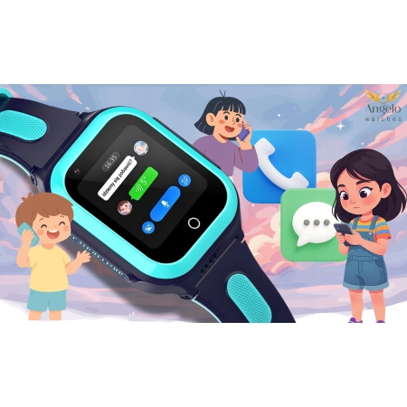 SMARTWATCH DLA DZIECI ZEGAREK PL GPS ROZMOWY NAUKA GRY APARAT WIDEO PREZENT