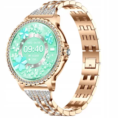 UNIWERSALNA BRANSOLETA DO SMARTWATCHA CYRKONIE 18 mm TELESKOPY + IMADEŁKO